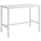 Linon Home Decor Holland 54" Outdoor Dining Table in White, , large