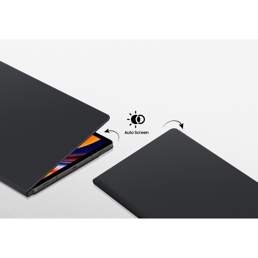 Samsung Smart Book Cover for Galaxy Tab S9/Tab S9 FE in Black, , large