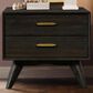 Blue River Loft 2-Drawer Nightstand in Brushed Brown-Grey, , large