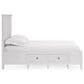Urban Home Grace 3-Piece King Bedroom Set in Snowfall White, , large