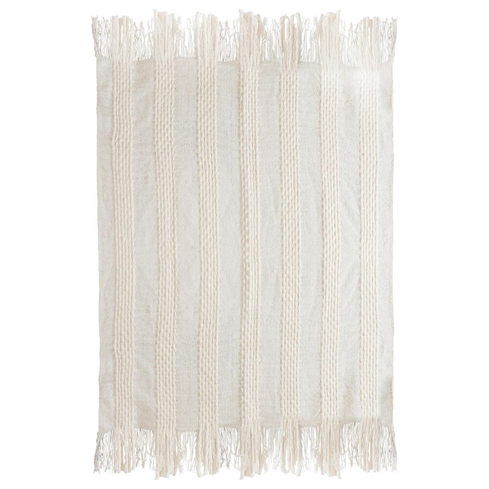 Tov Furniture Lima Throw in White, , large