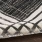 Nourison Desire 7"10" x 9"10" Charcoal, Silver and White Area Rug, , large