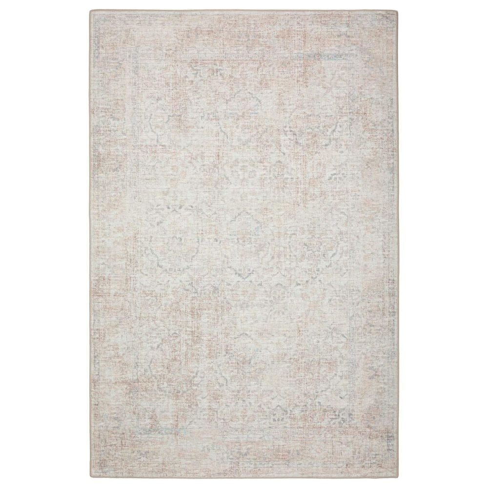 Dalyn Rug Company Jericho Traditional 8" Round Pearl Indoor/Outdoor Area Rug, , large