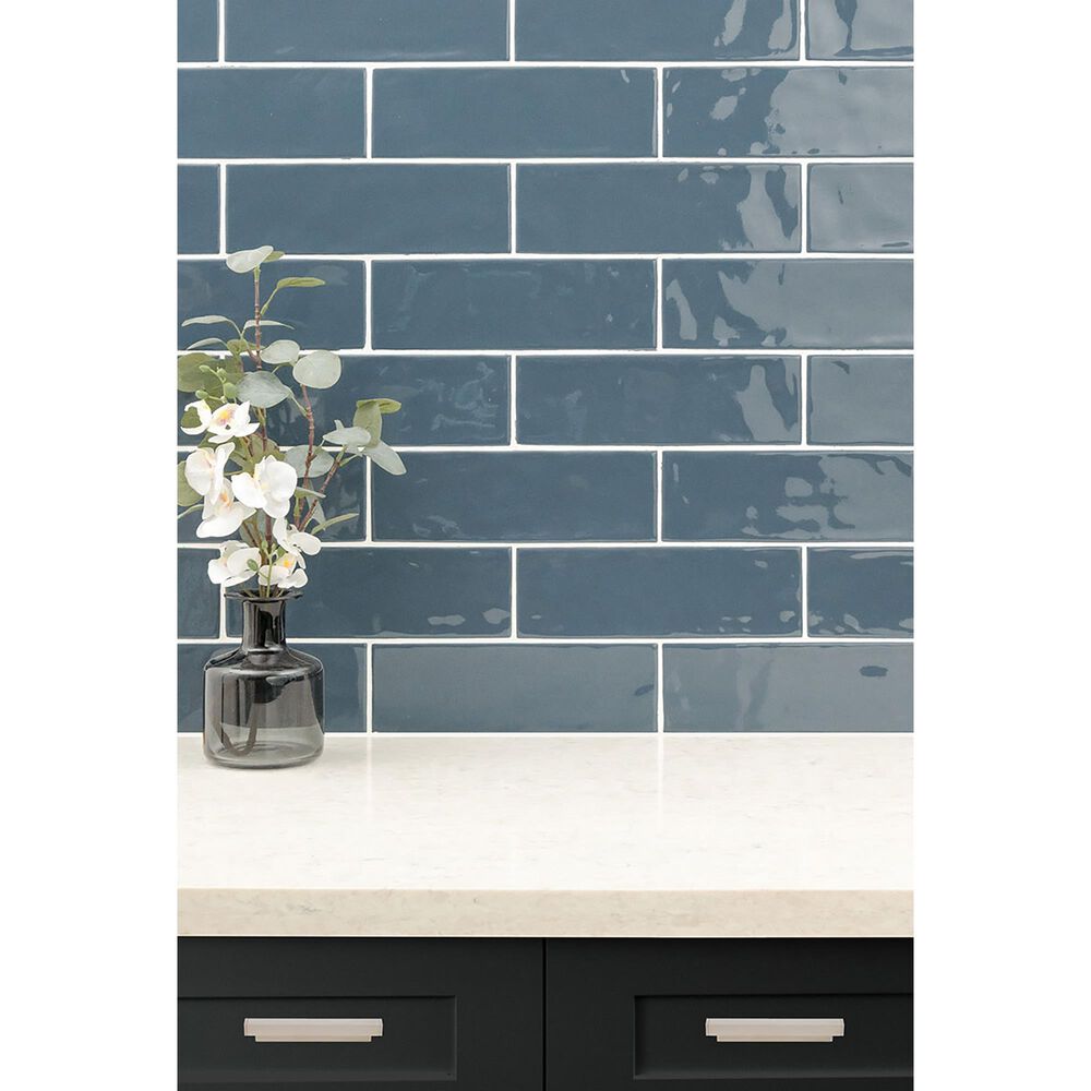 MS International Urbano Navy 4&quot; x 12&quot; Ceramic Tile, , large