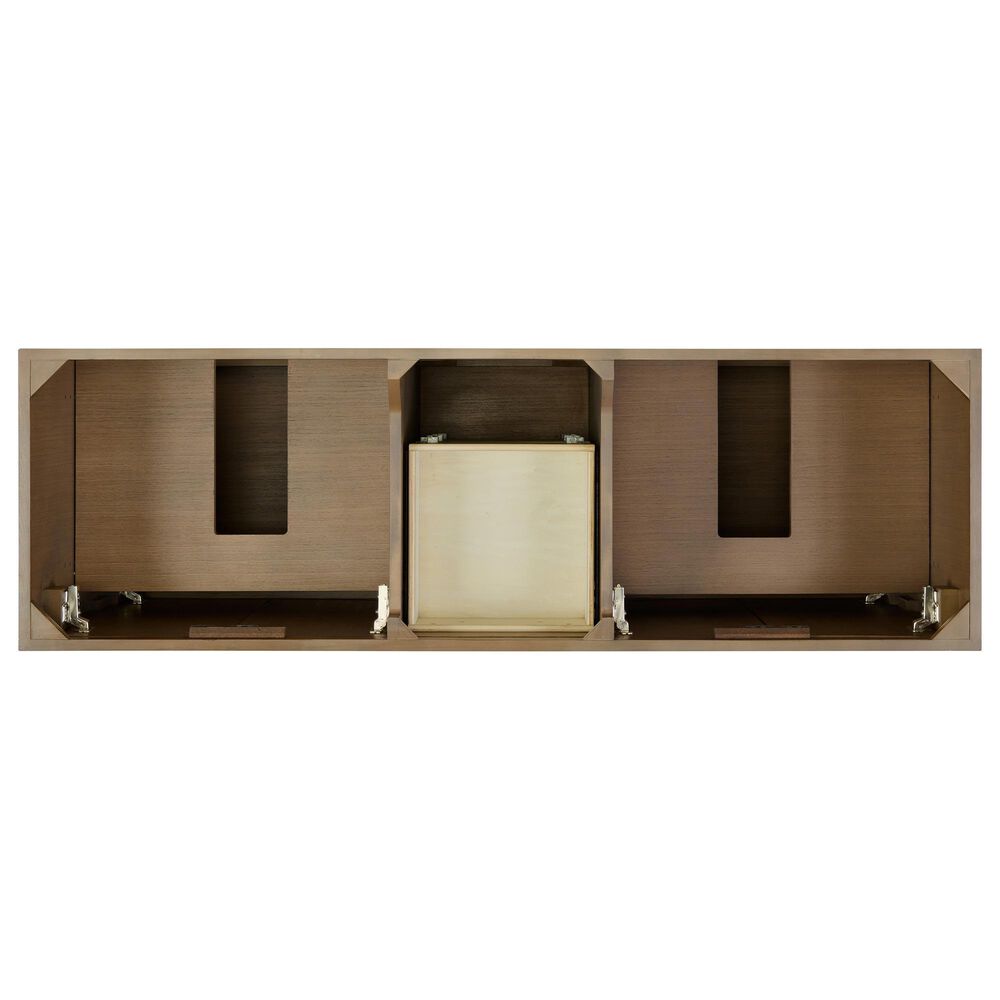 37B Fenwick 60" Double Bathroom Vanity in Kona with Glossy White Composite Stone Top and Backsplash, , large