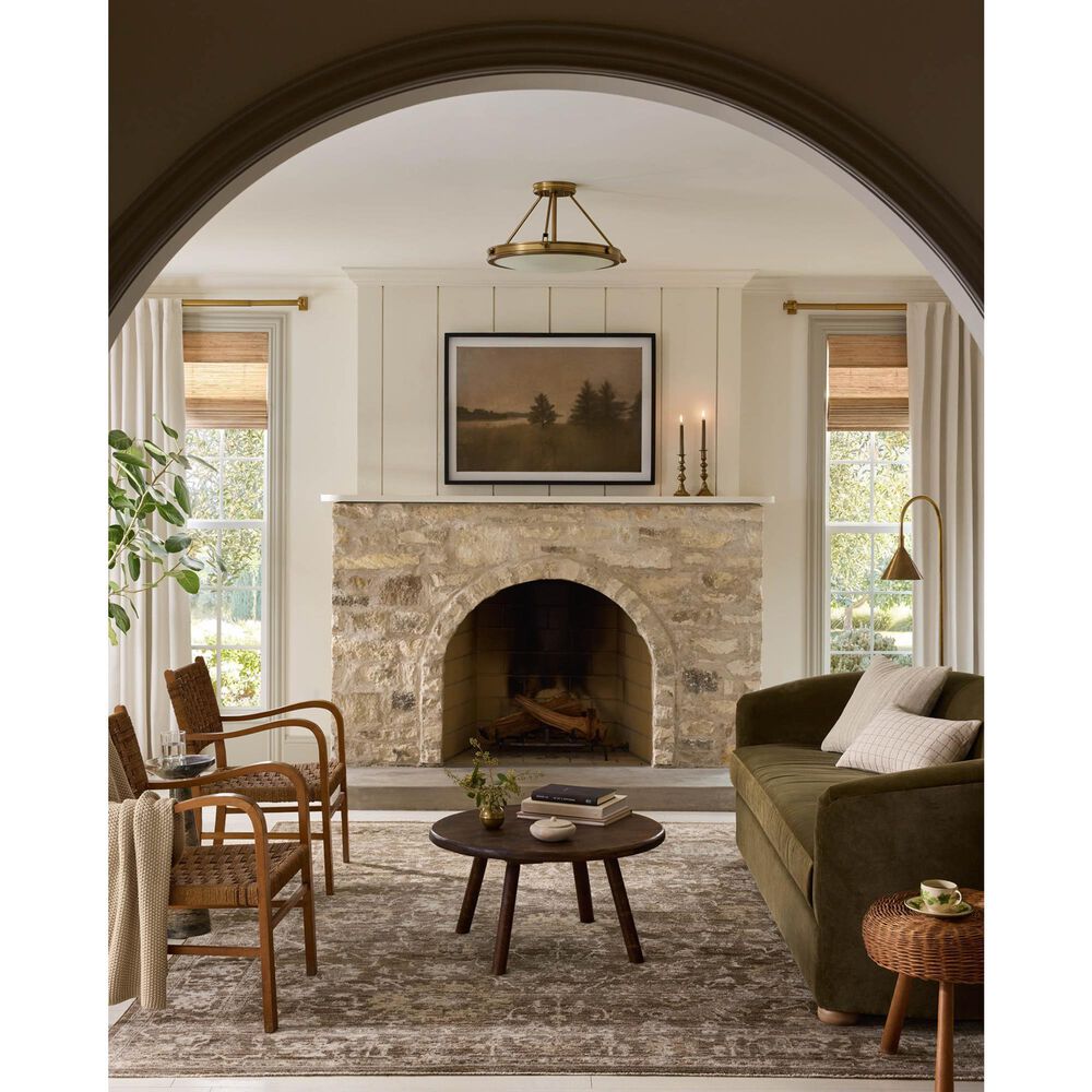 Magnolia Home Pace Bark and Natural 7&#39;10&quot; x 10&#39; Area Rug, , large