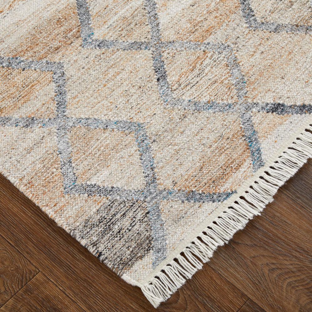 Feizy Beckett 2&#39; x 3&#39; Charcoal and Tan Area Rug, , large