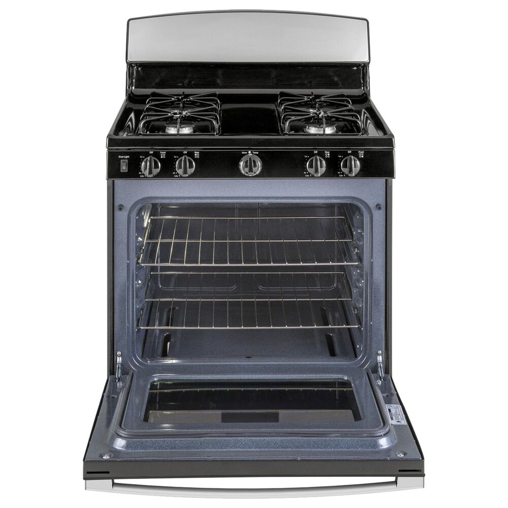 GE Appliances 30" Freestanding Gas Range in Stainless Steel, , large