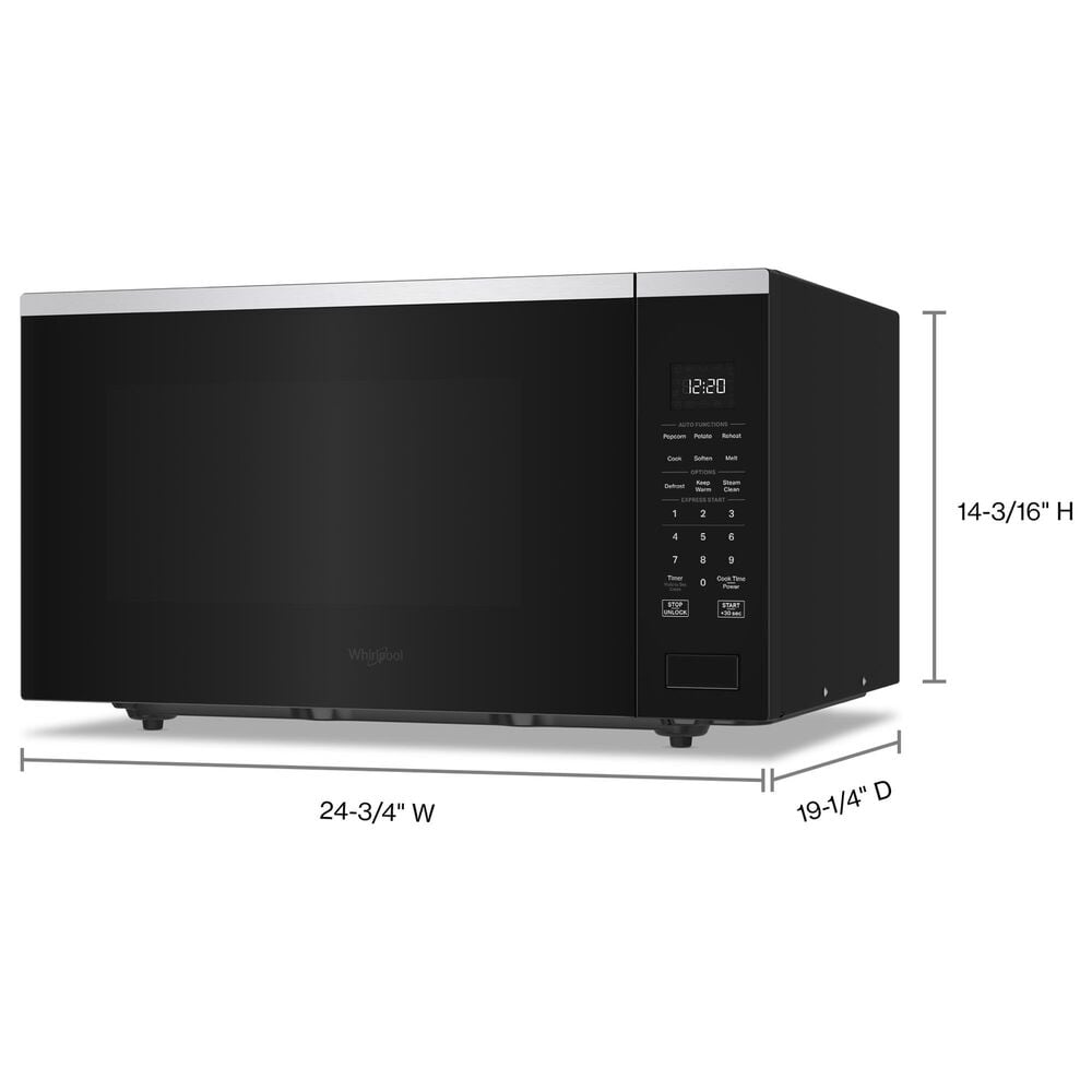 Whirlpool 2.2 Cu. Ft. Sensor Cooking Microwave in Fingerprint Resistant Stainless Steel, , large