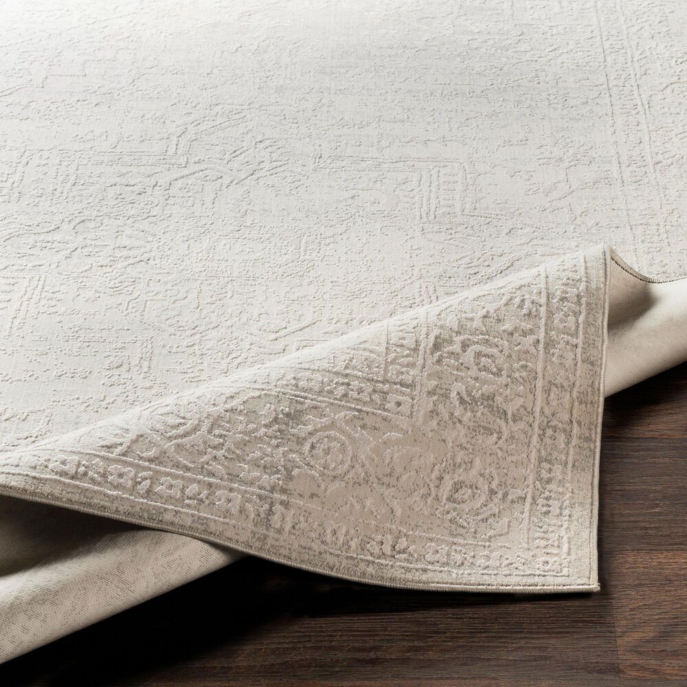 Surya Aisha 7&#39;10&quot; x 10&#39;3&quot; Gray and Off-White Area Rug, , large