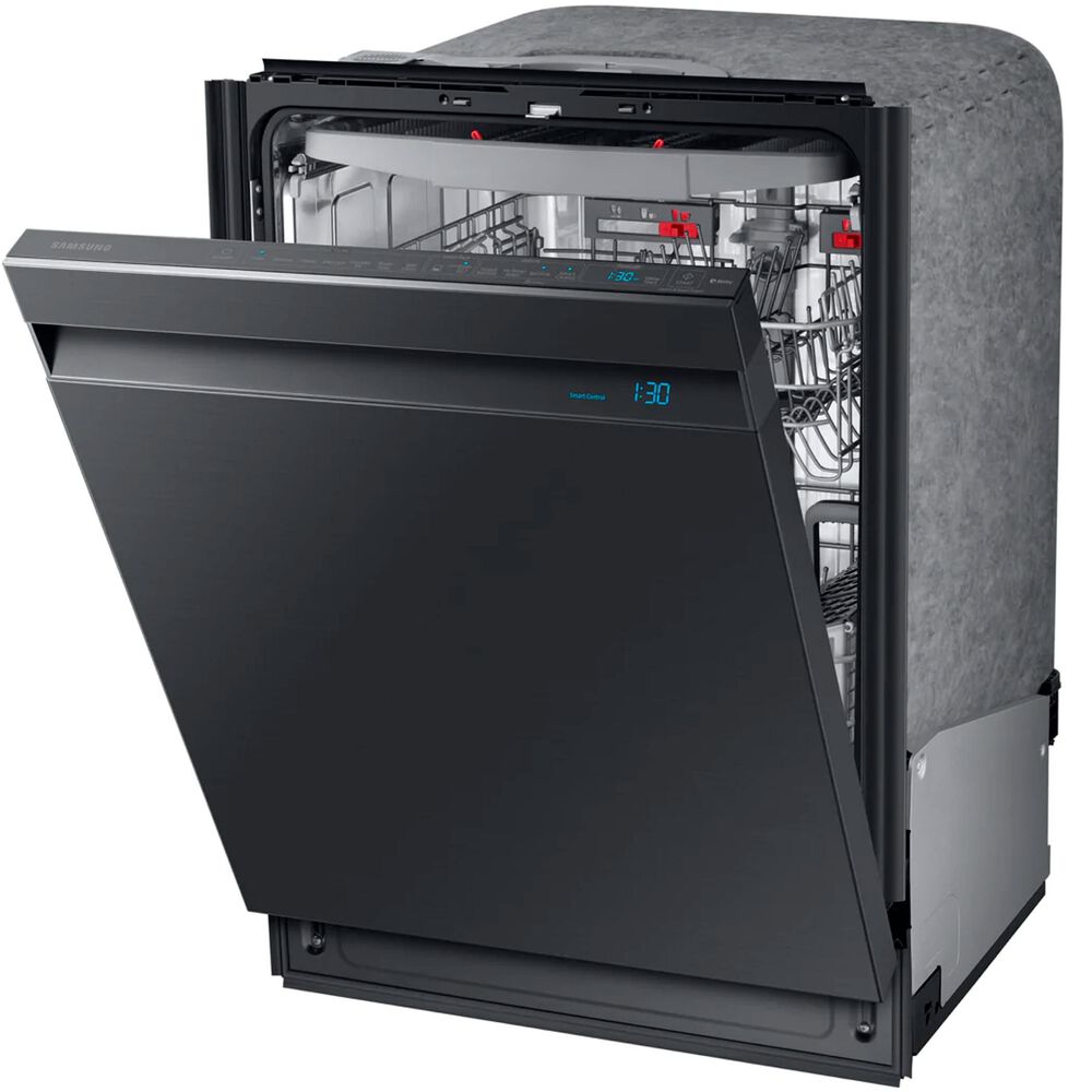 Samsung Built-In Dishwasher Linear Wash 39 dBA in Fingerprint Resistant Black Stainless Steel, , large