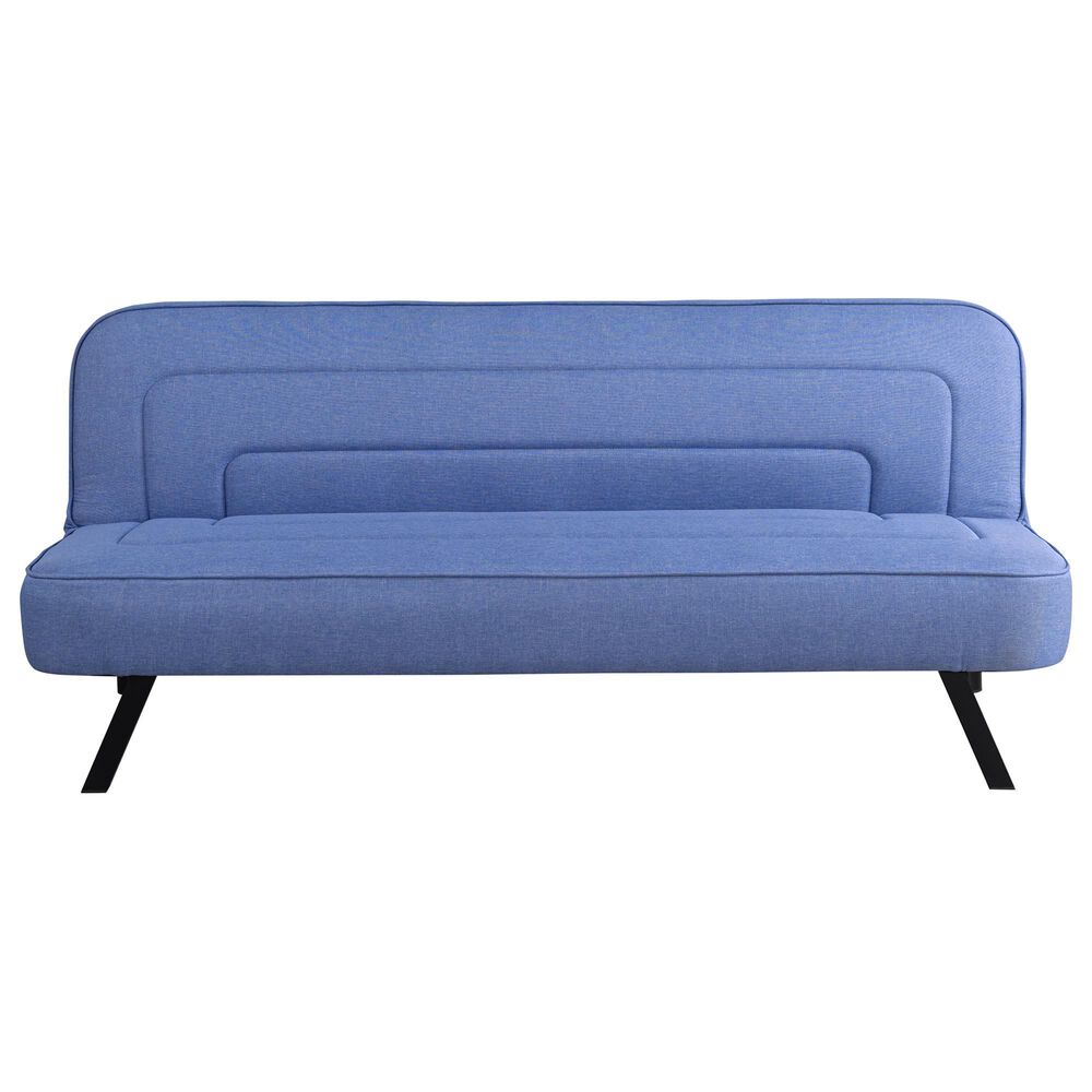 Lifestyle Solutions Frankie Convertible Sofa in Blue, , large