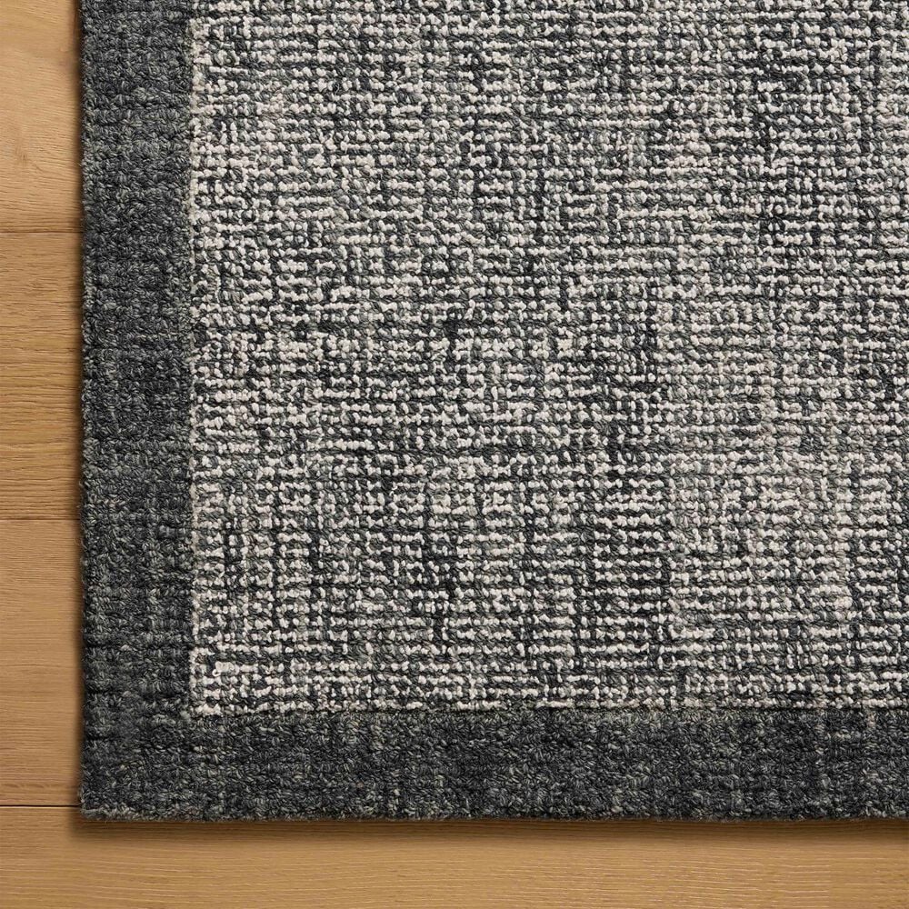 Loloi Henley Ivory and Charcoal 2&#39;6&quot; x 7&#39;6&quot; Runner, , large