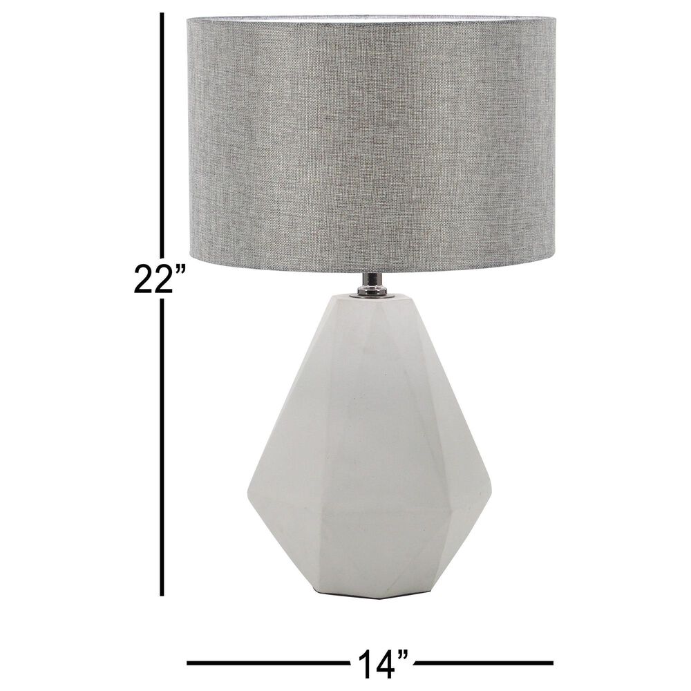 Maple and Jade 22&quot; Table Lamp in Gray, , large