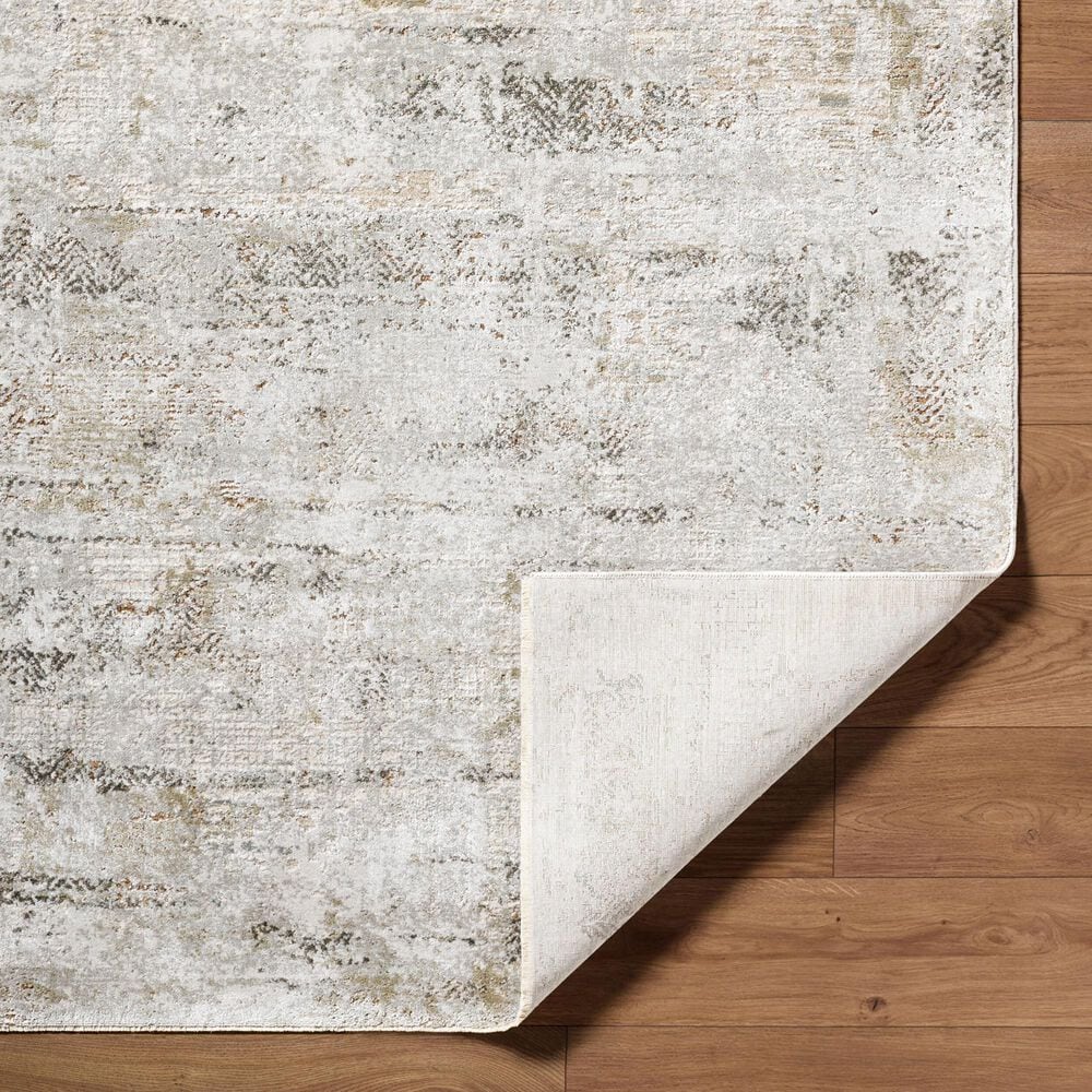 Surya Brunswick Light Gray, Cream, Mustard, Light Brown, Medium Brown and Charcoal 2&#39;7&quot; x 10&#39; Runner, , large
