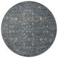 Loloi Bradbury 5" Round Ocean and Gold Area Rug, , large