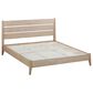 Urban Home Sumire King Platform Bed and Two Nightstands in Bisque, , large