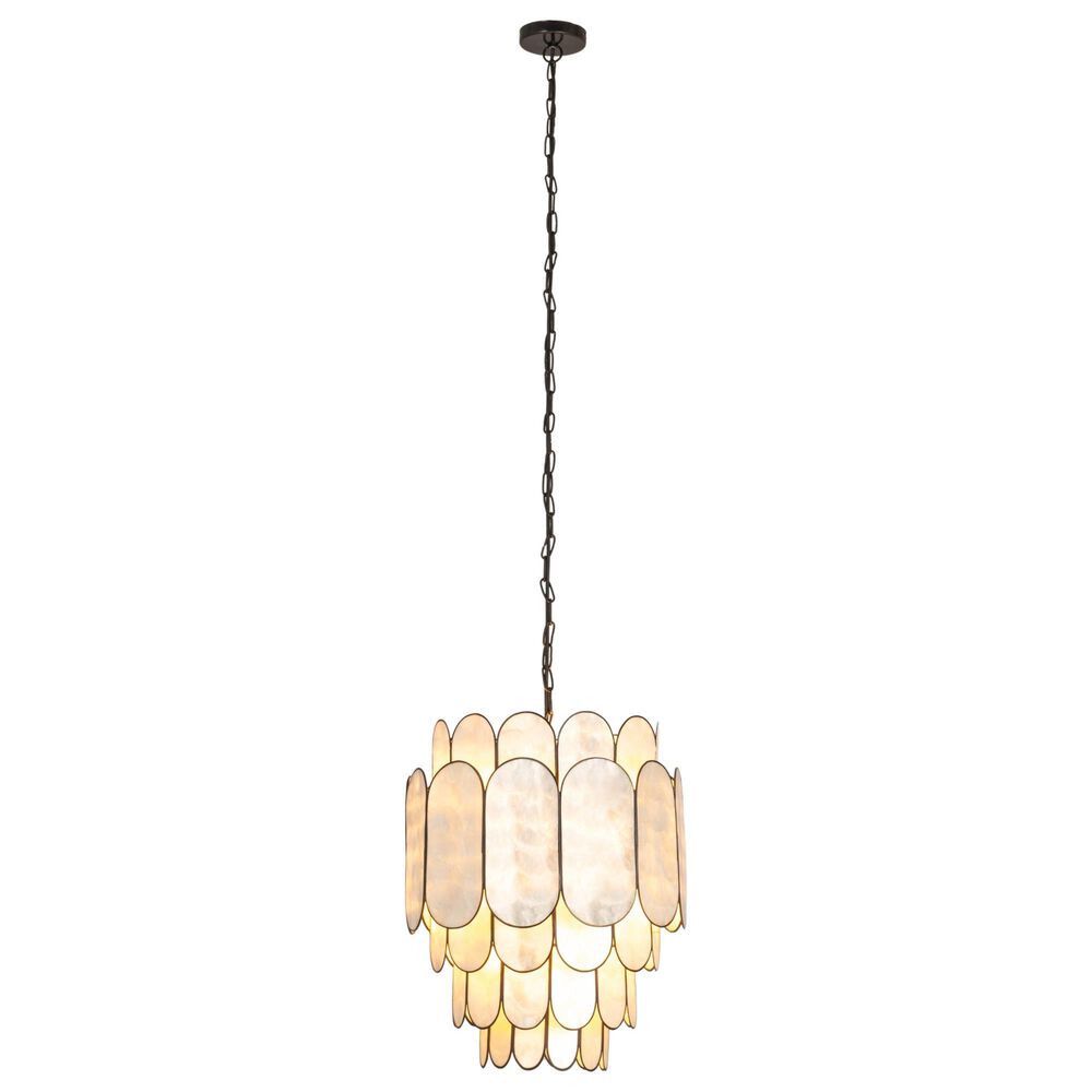 Creative Coop Gatsby 4-Tier Chandelier in Black, , large