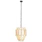 Creative Coop Gatsby 4-Tier Chandelier in Black, , large