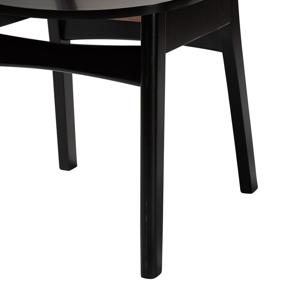 Baxton Studio Tafari Side Chair in Dark Brown and Light Brown (Set of 2), , large