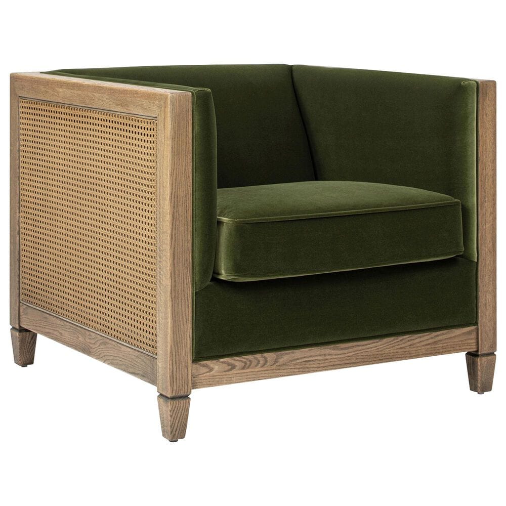 Jennifer Taylor Home Georgia Accent Arm Chair with Olive Green, , large