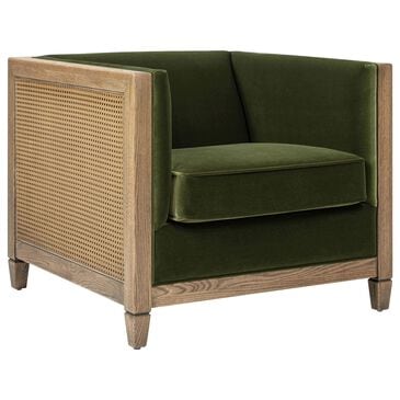 Jennifer Taylor Home Georgia Accent Arm Chair with Olive Green, , large