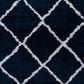 Safavieh August Shag 6"7" Square Navy and Ivory Area Rug, , large