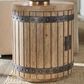 Hooker Furniture Vineyard Row Wine Barrel End Table in Sonoma and Napa, , large