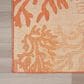 Nourison Garden Oasis Nautical Coral 9" x 12" Indoor/Outdoor Area Rug, , large