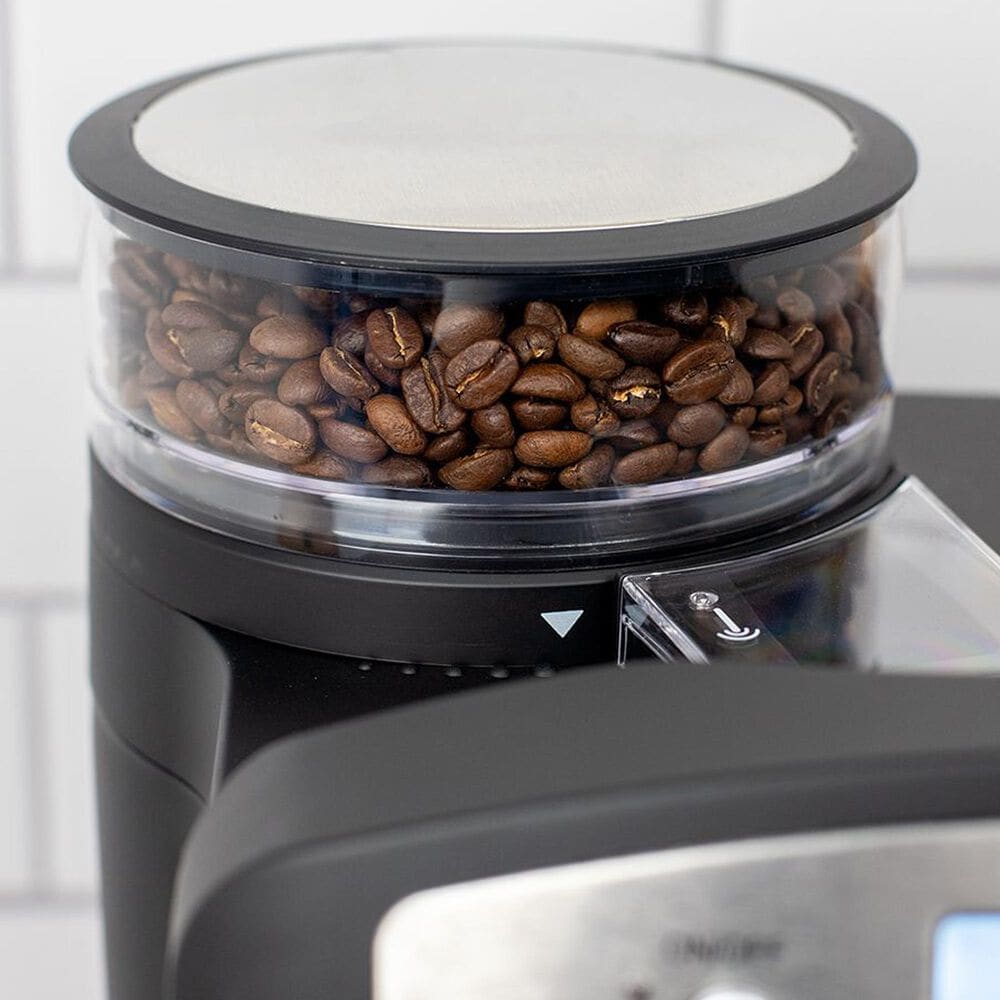 Jura 10-Cup CoffeeTeam GS Coffee Maker with Glass Carafe in Black and Stainless Steel, , large