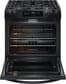 Frigidaire 30" Front Control Gas Range In Black, , large