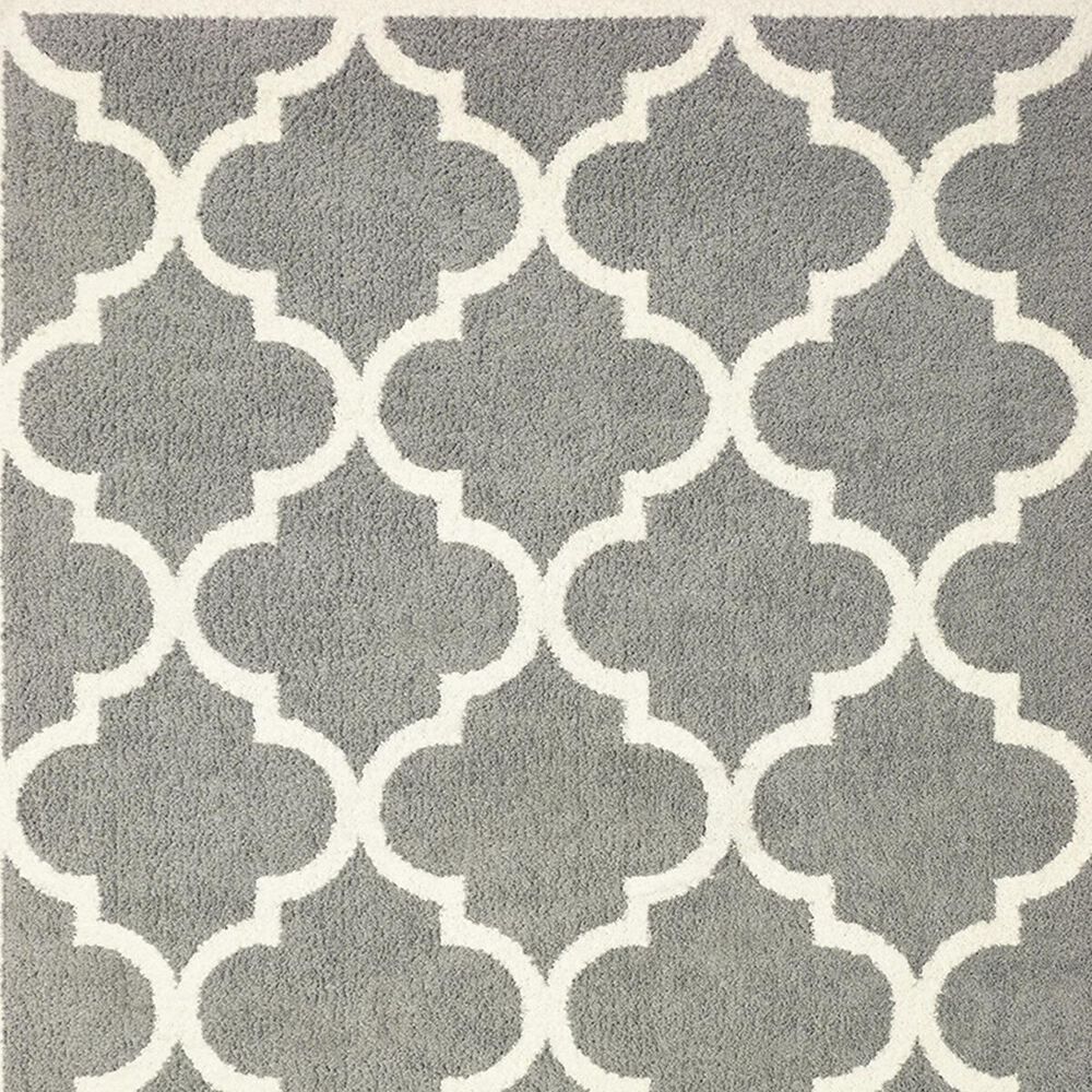 Oriental Weavers Verona 529H6 2&#39;3&quot; x 7&#39;6&quot; Grey and Ivory Runner, , large