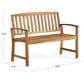 Hearth and Haven Loja Patio Bench in Teak, , large