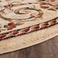 Safavieh Lyndhurst LNH327 8" Round Ivory and Beige Area Rug, , large