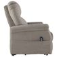 Signature Design by Ashley Markridge Power Lift Recliner in Gray, , large