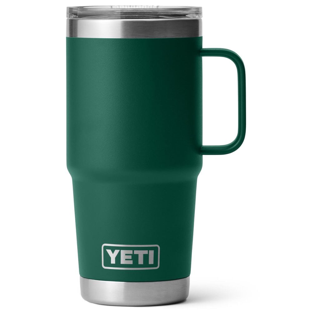 YETI Rambler 20 Oz Travel Mug in Black Forest Green, , large