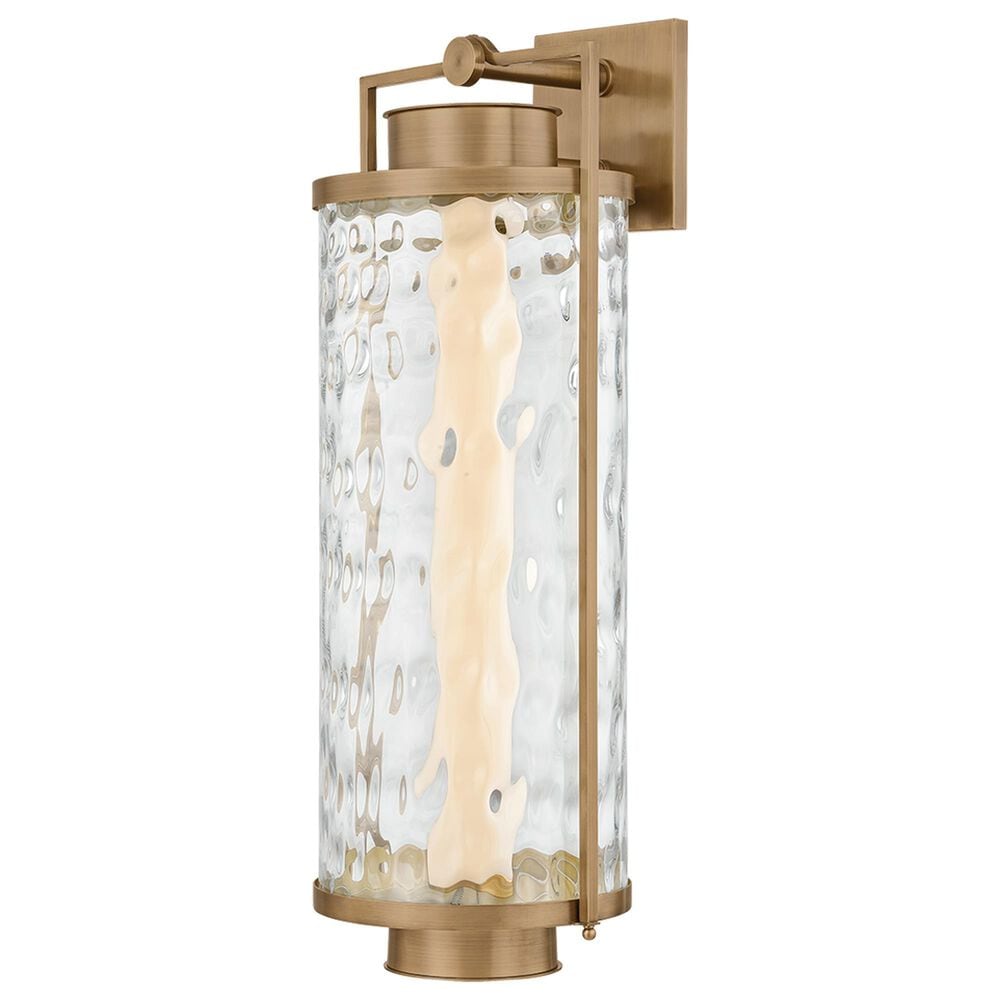 Troy Lighting Haddock 28" Outdoor Wall Sconce in Patina Brass, , large