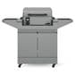 Tytus Emberwood Grill and Prep Cart with Tabletop Pellet Grill in Gunmetal Gray, , large
