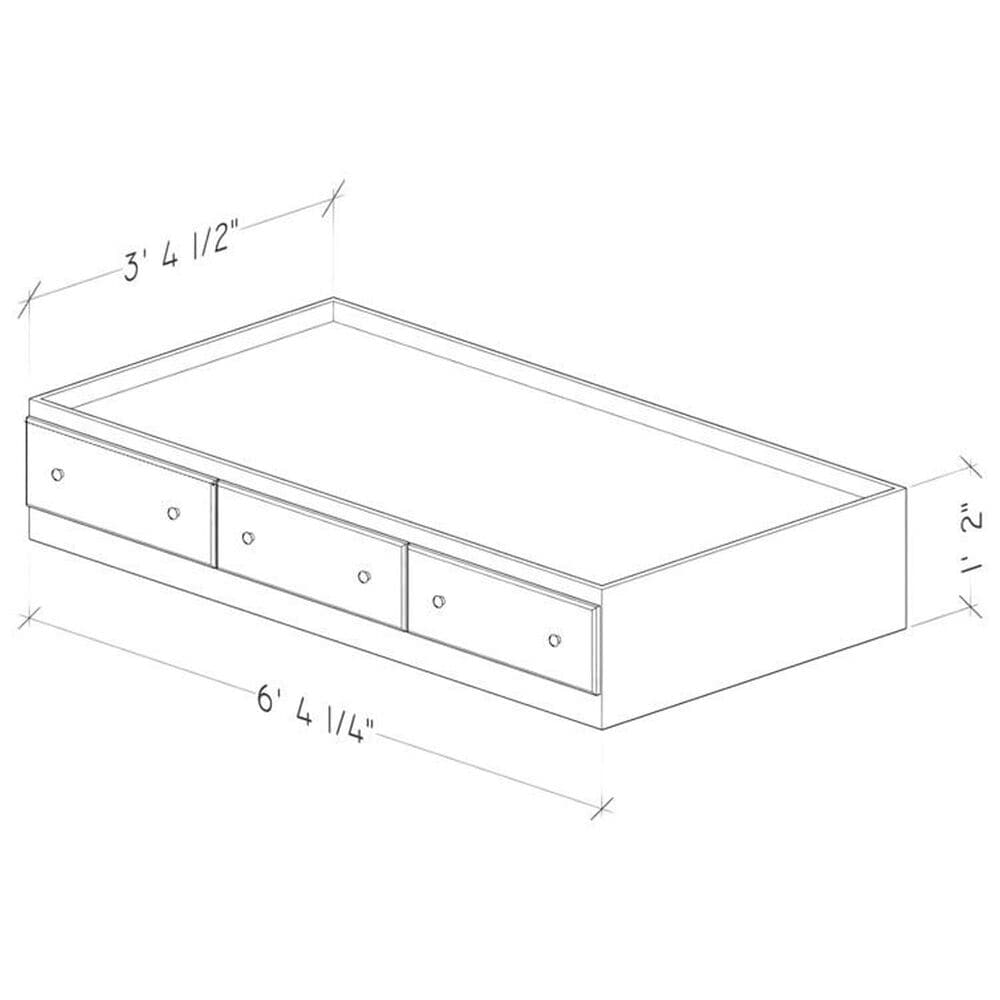 Lemoore Essential Twin Mates Bed in Aspen Oak, , large