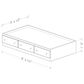 Lemoore Essential Twin Mates Bed in Aspen Oak, , large