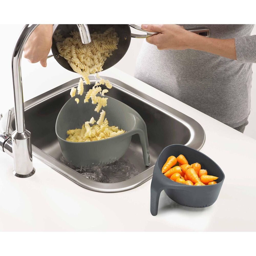 Joseph Joseph Nest Colander in Grey (Set of 2), , large