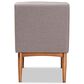 Baxton Studio Riordan Side Chair with Grey Cushion in Walnut Brown, , large