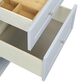James Martin Vanities Breckenridge 72" Double Bathroom Vanity in Serenity Blue with Single Hole 3 cm White Zeus Quartz Top and Rectangular Sinks, , large