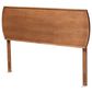 Baxton Studio Laurien King Panel Headboard in Ash Walnut, , large