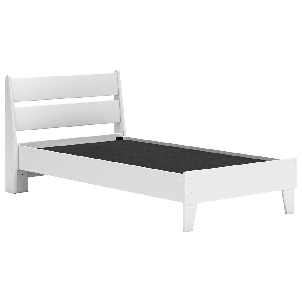 Ashley Socalle Twin Panel Platform Bed in Two-tone, , large