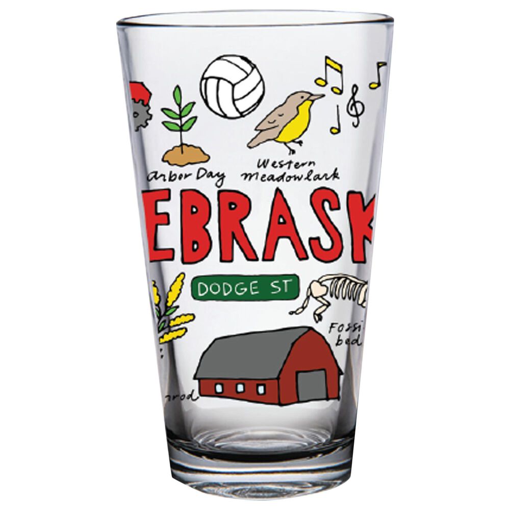 1 Brilliant Gift Wanderer Nebraska 16 Oz Pint Glass, , large