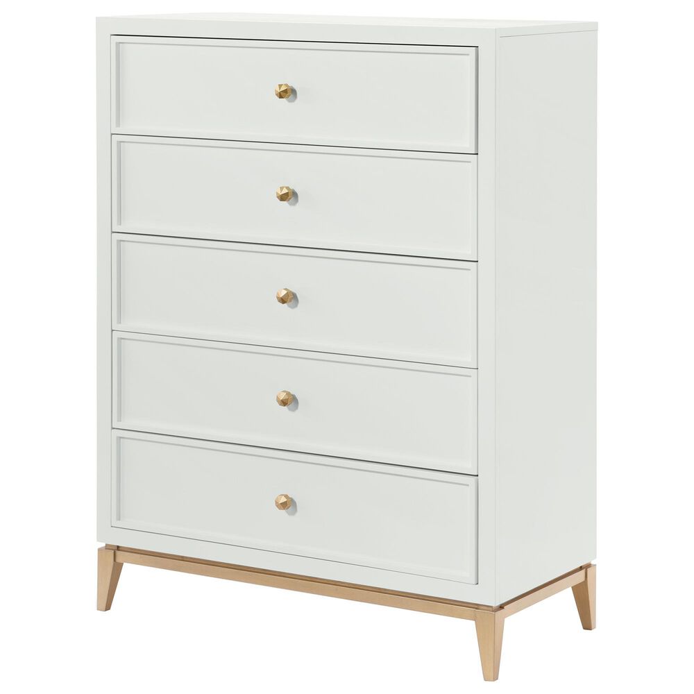Legacy Classic Chelsea 5 Drawer Chest in White, , large