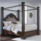 Millenium Maylee Queen Canopy Bed in Dark Brown, , large