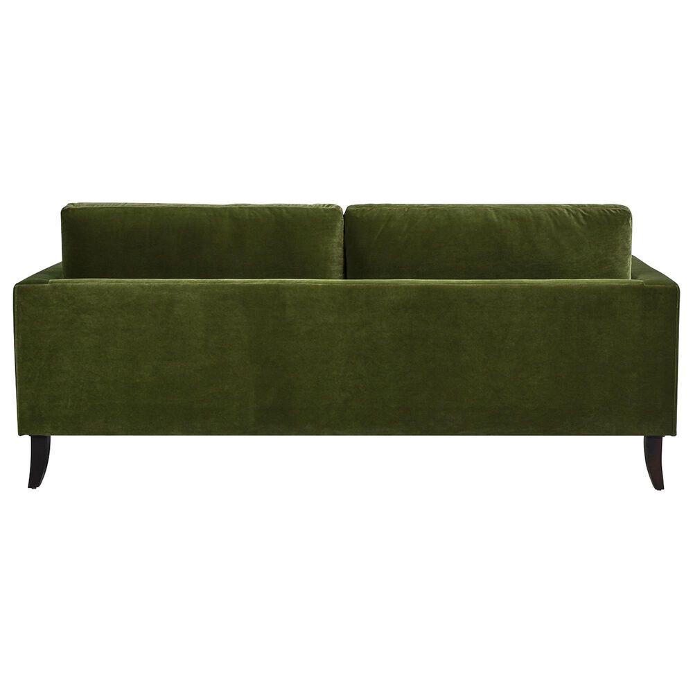 Jennifer Taylor Home Elliot Stationary Sofa in Olive Green Velvet, , large