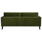 Jennifer Taylor Home Elliot Stationary Sofa in Olive Green Velvet, , large